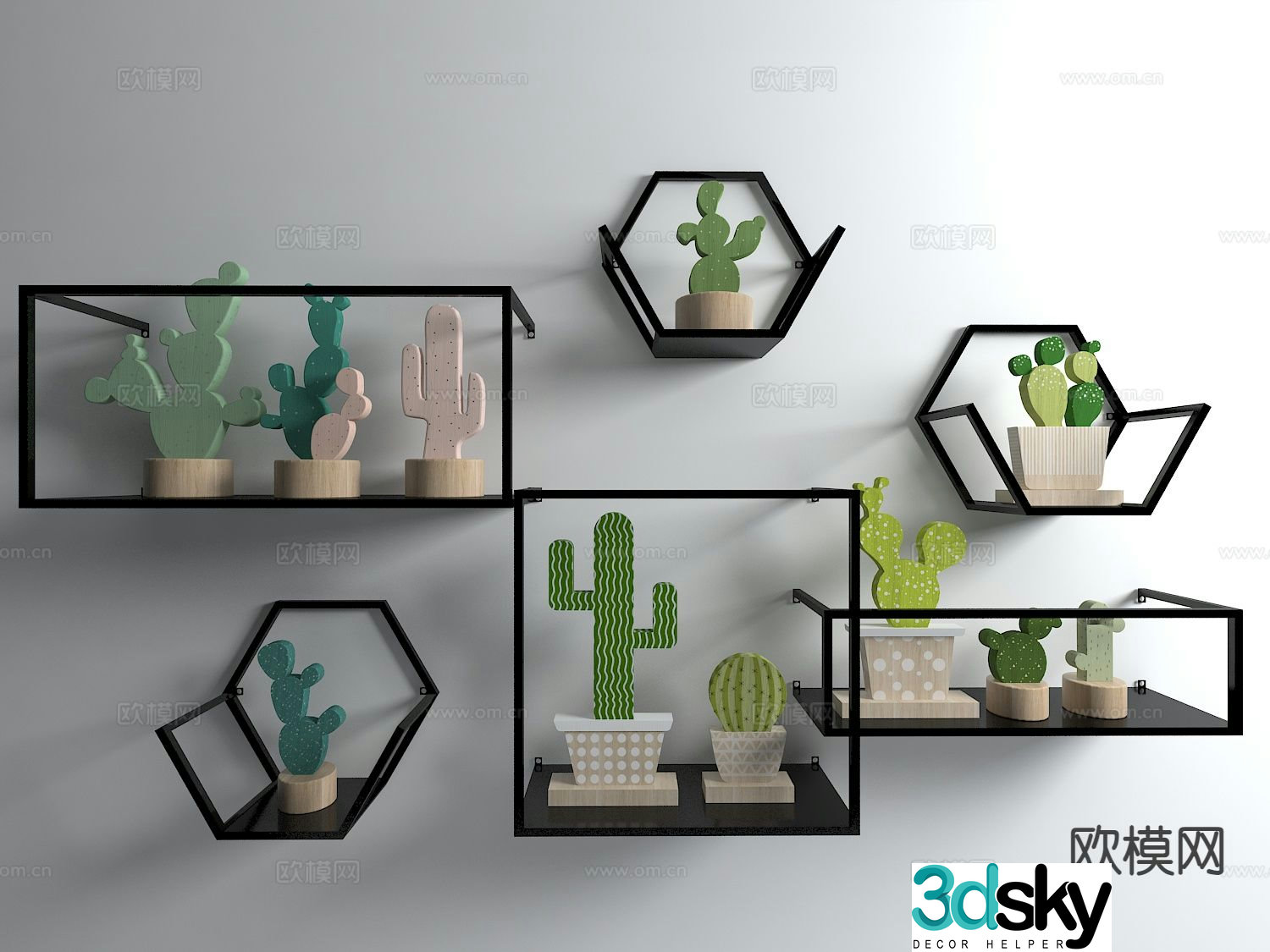 Modern wall cabinet wall cabinet 3d model