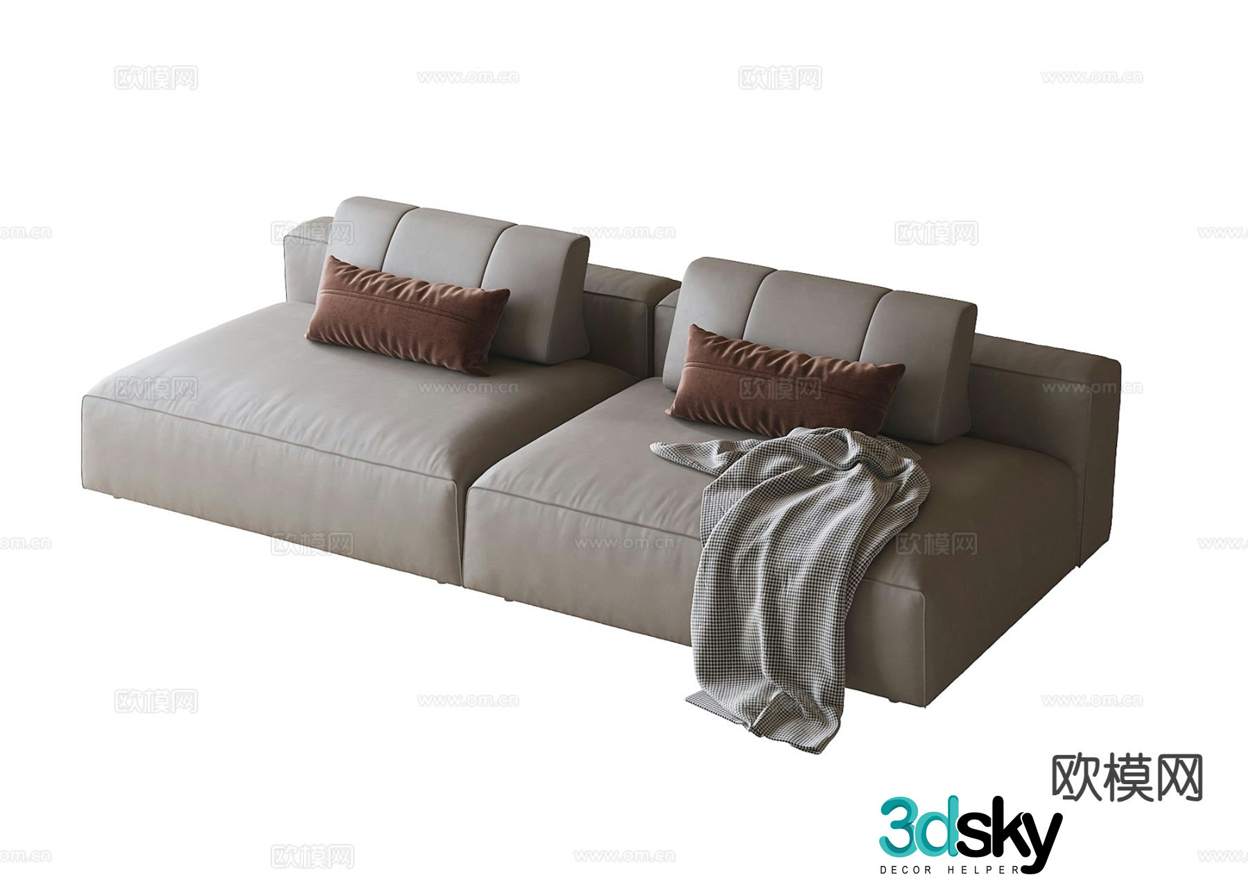 Modern love sofa 3d model