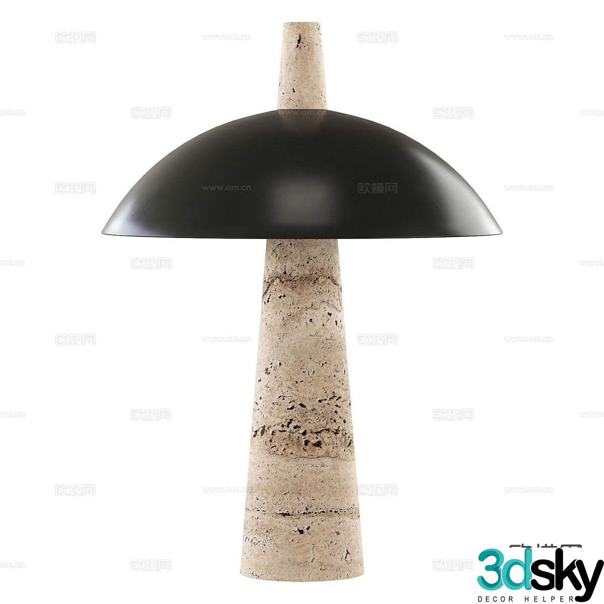 Wabi-sabi floor lamp 3d model