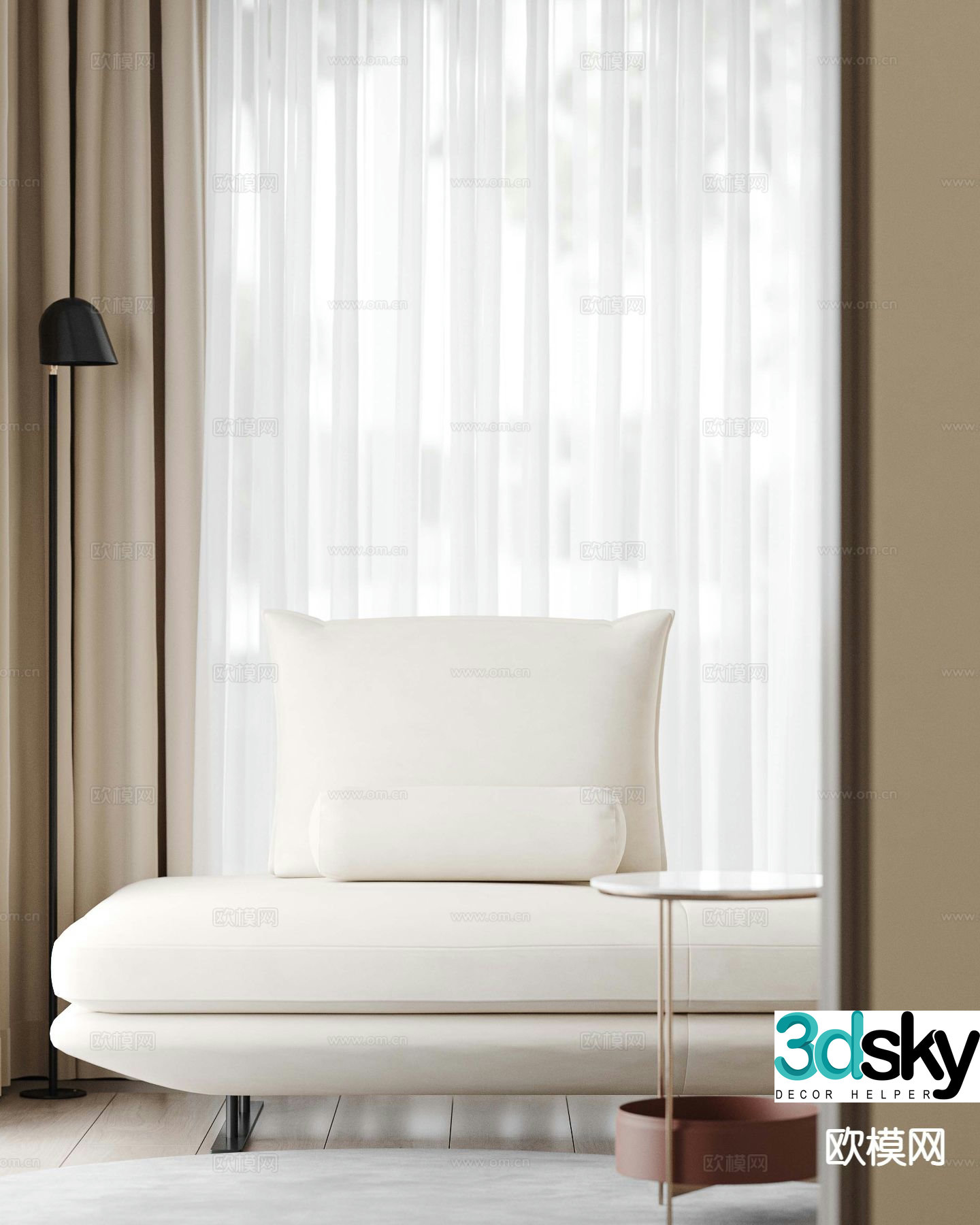 Modern sofa 3d model