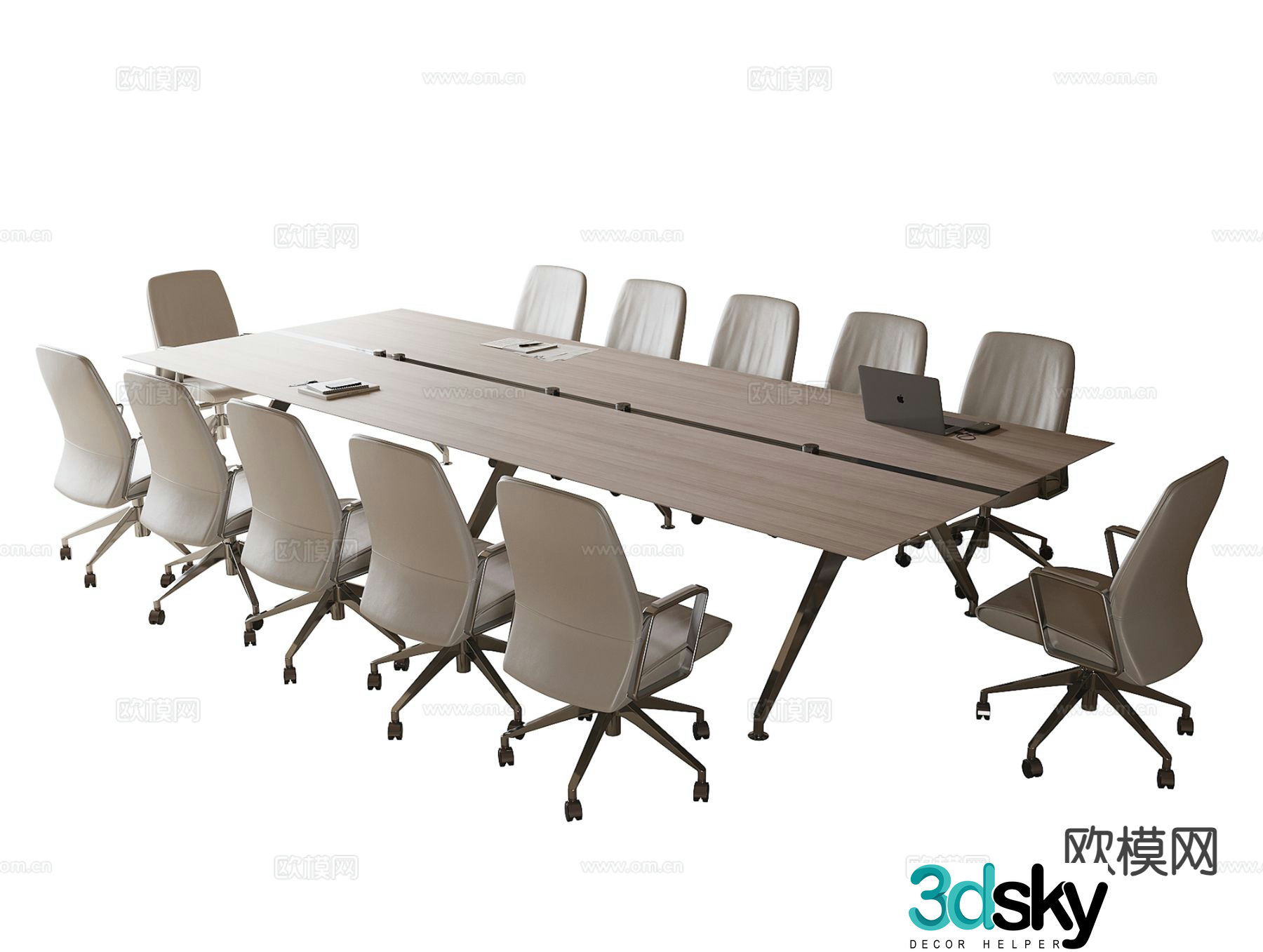 Modern conference table conference table 3d model