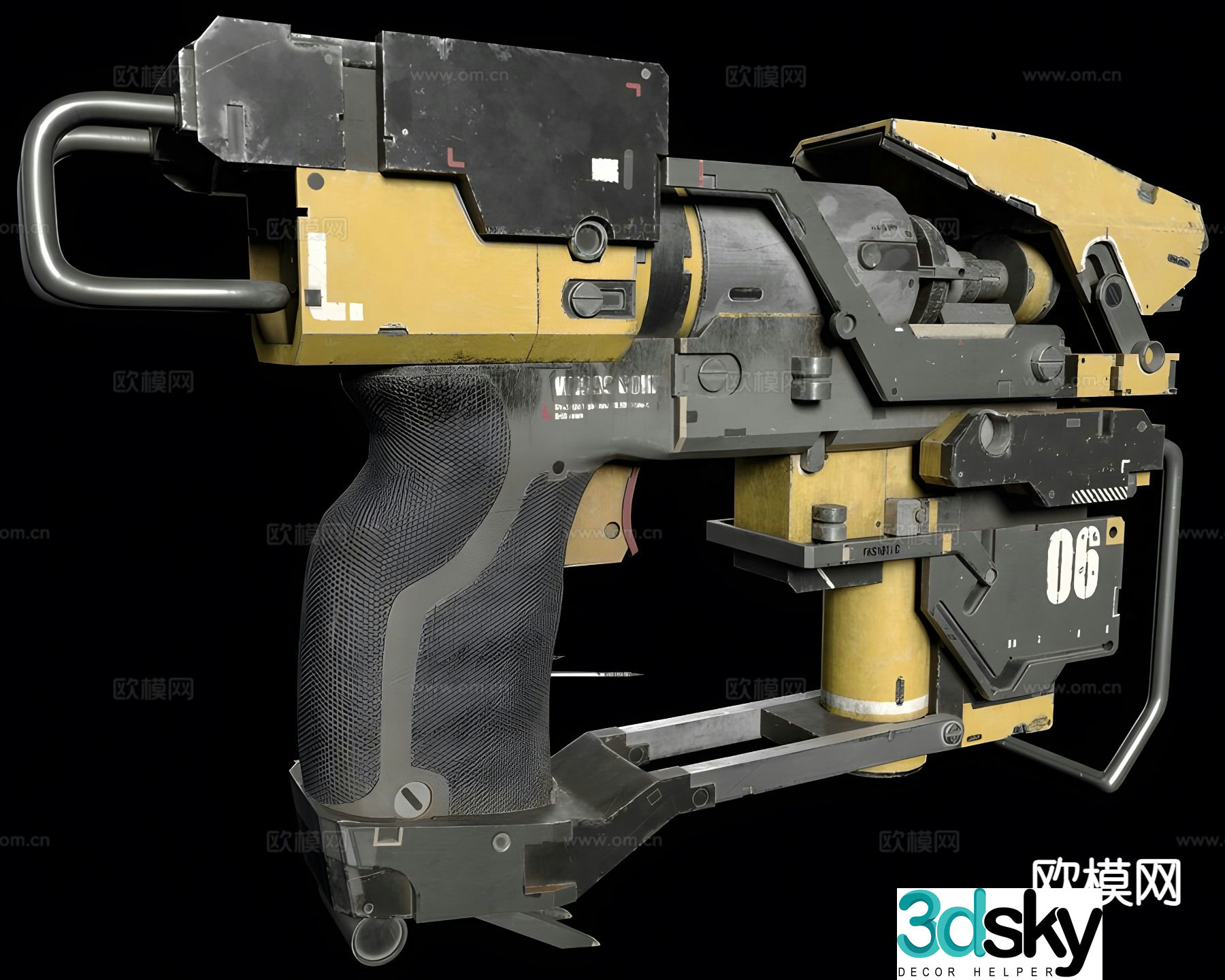 Electric hammer 3d model