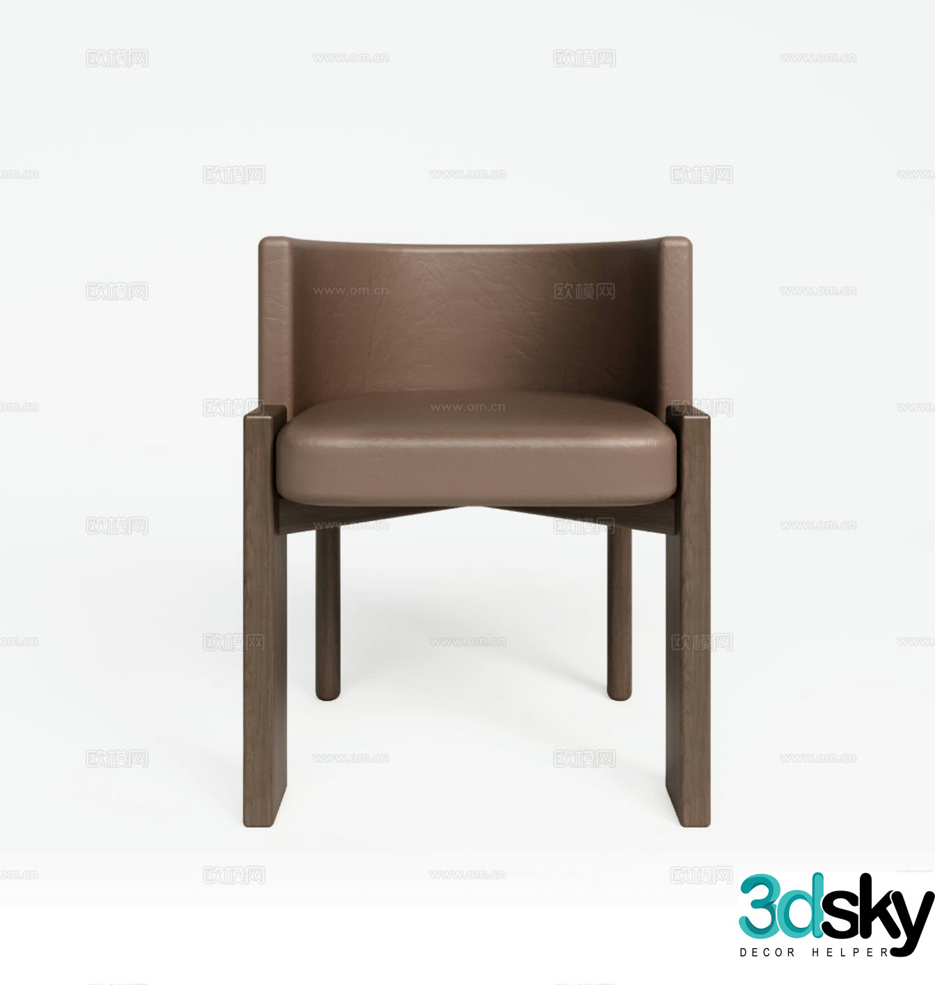 Modern single chair Italian single chair 3d model