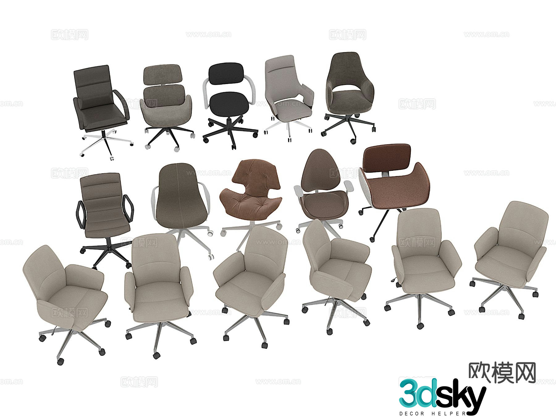 Office chair 3d model