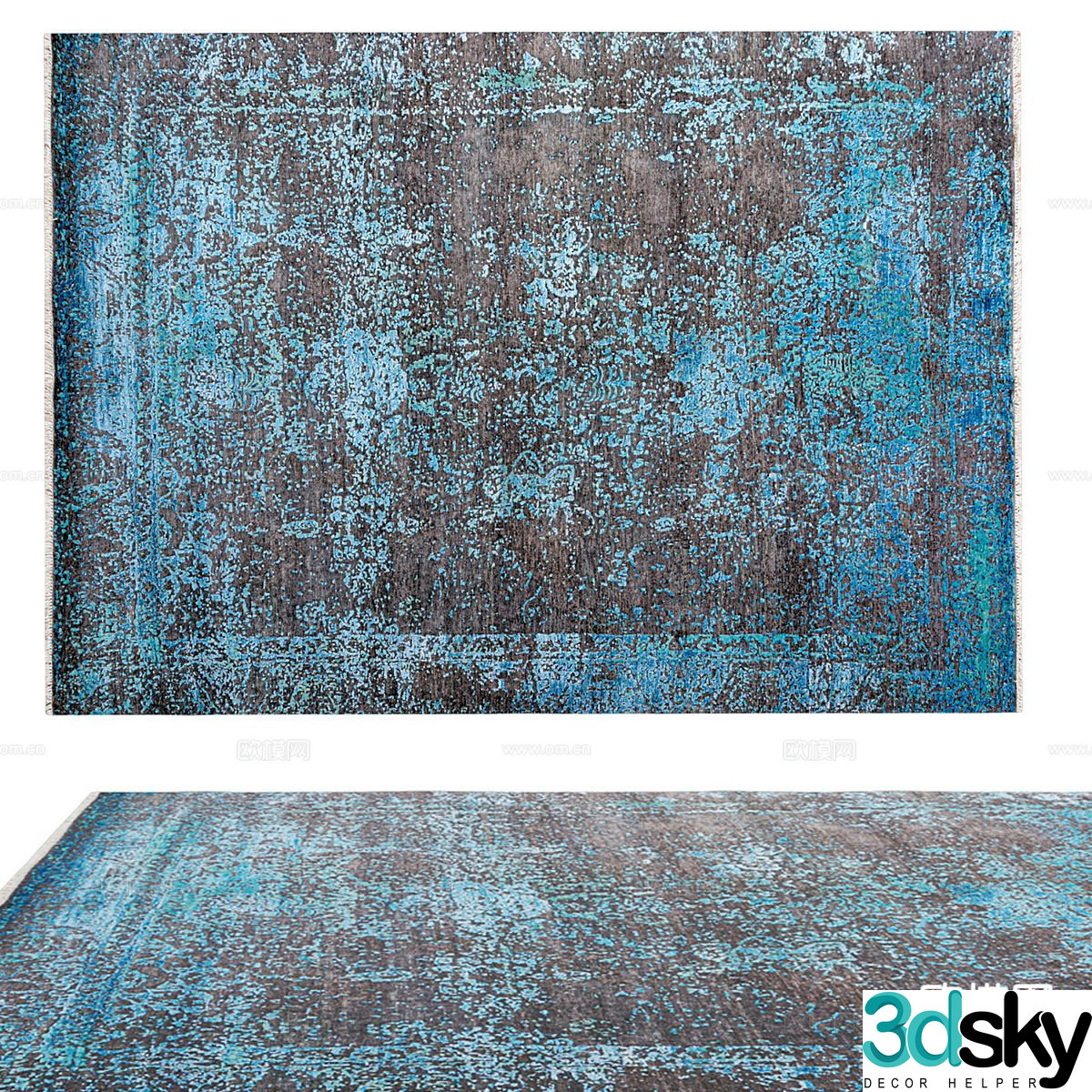 Modern carpet 3d model