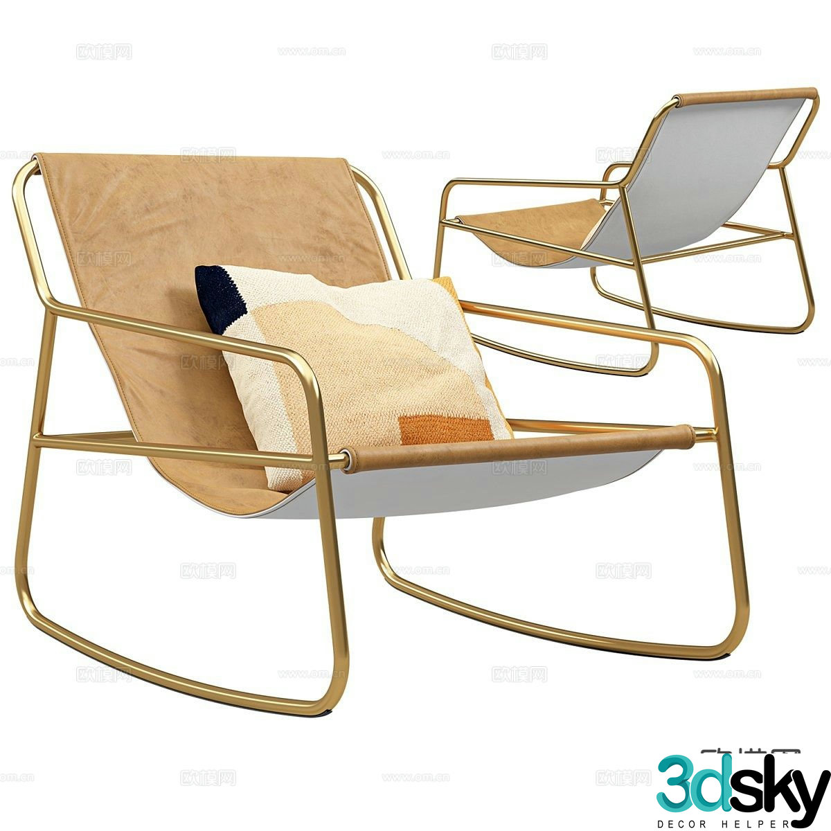 chair leisure chair 3d model