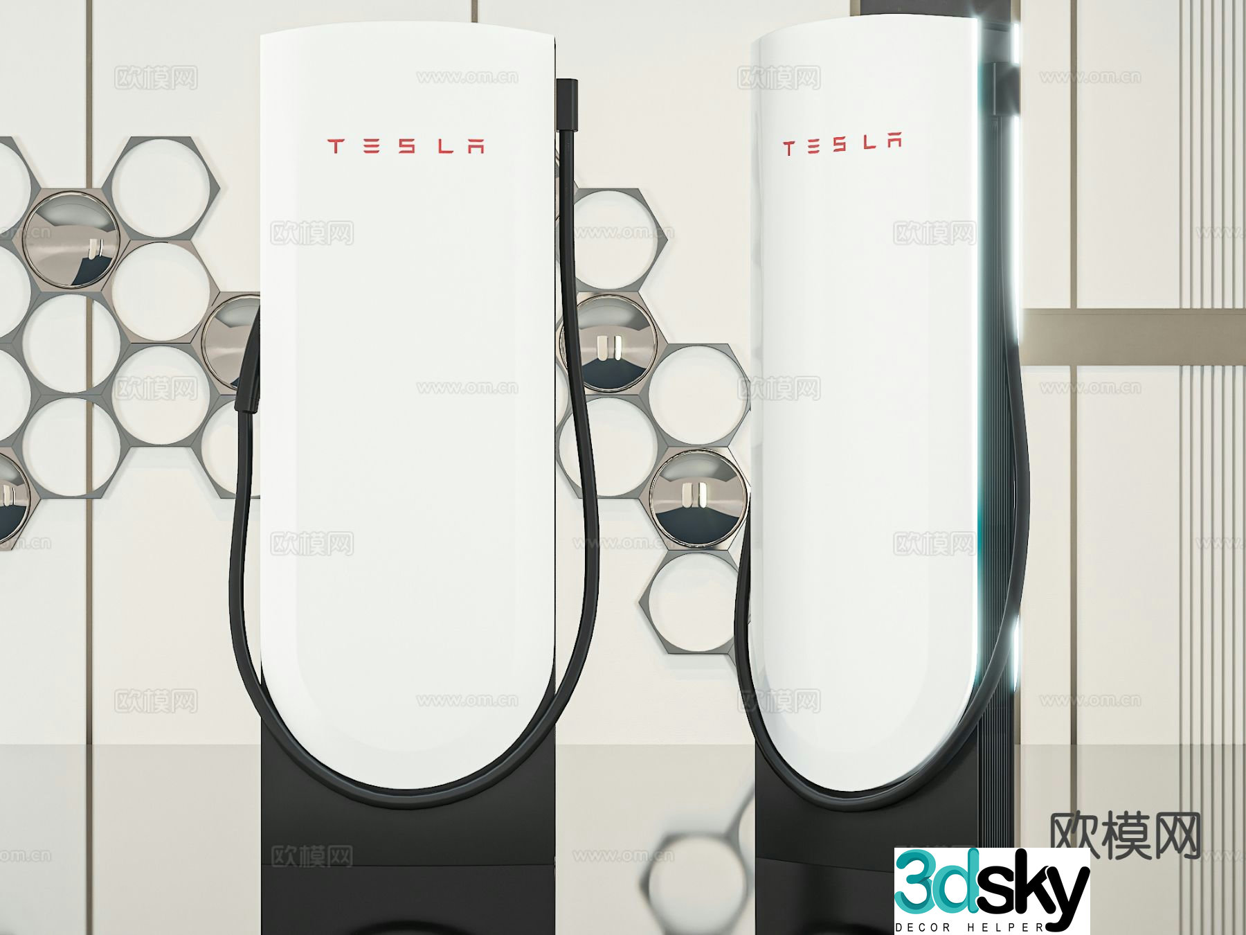 Charging pile 3D model