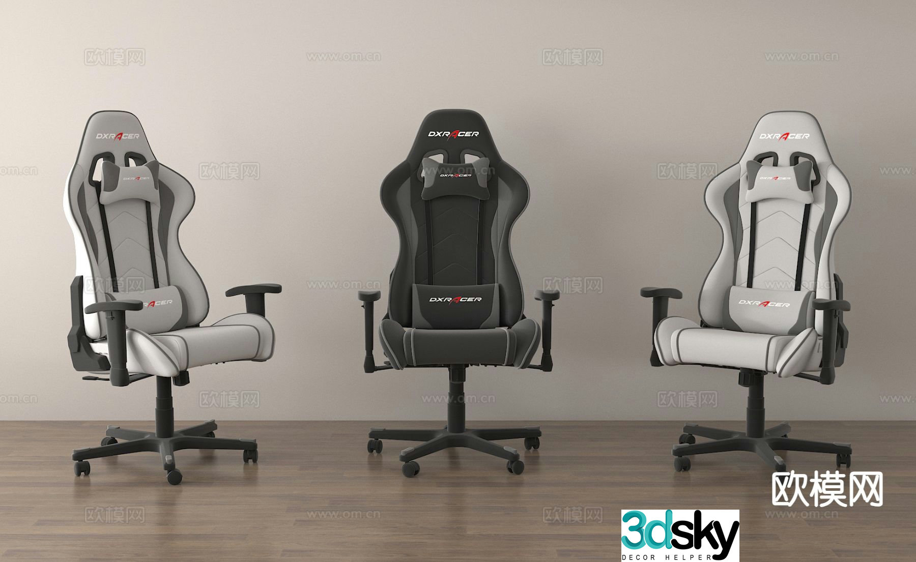Esports chair computer chair gaming chair 3d model