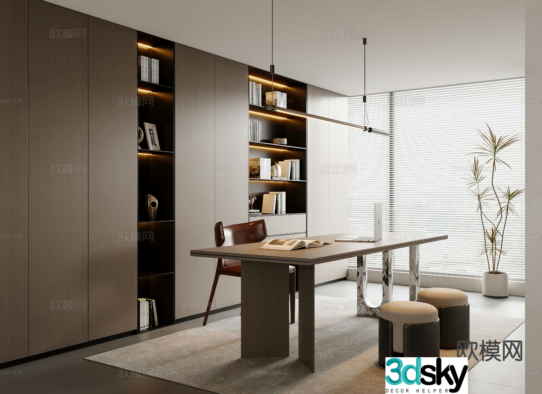 Italian study 3D model