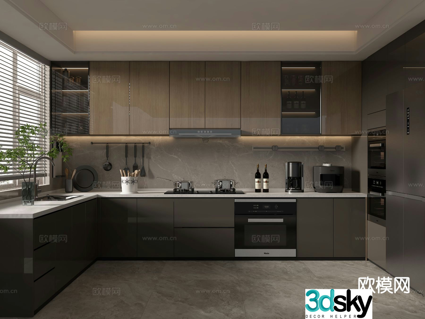 Italian kitchen 3d model