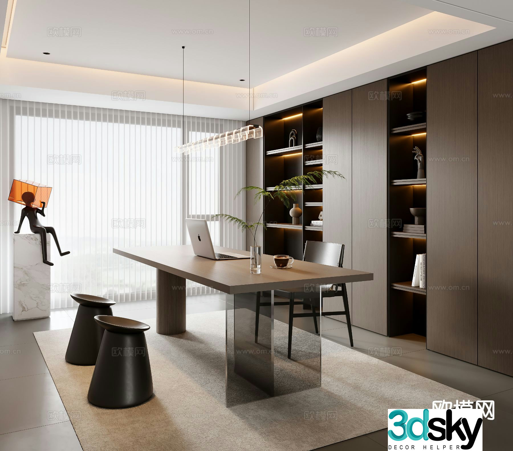 Italian study 3D model