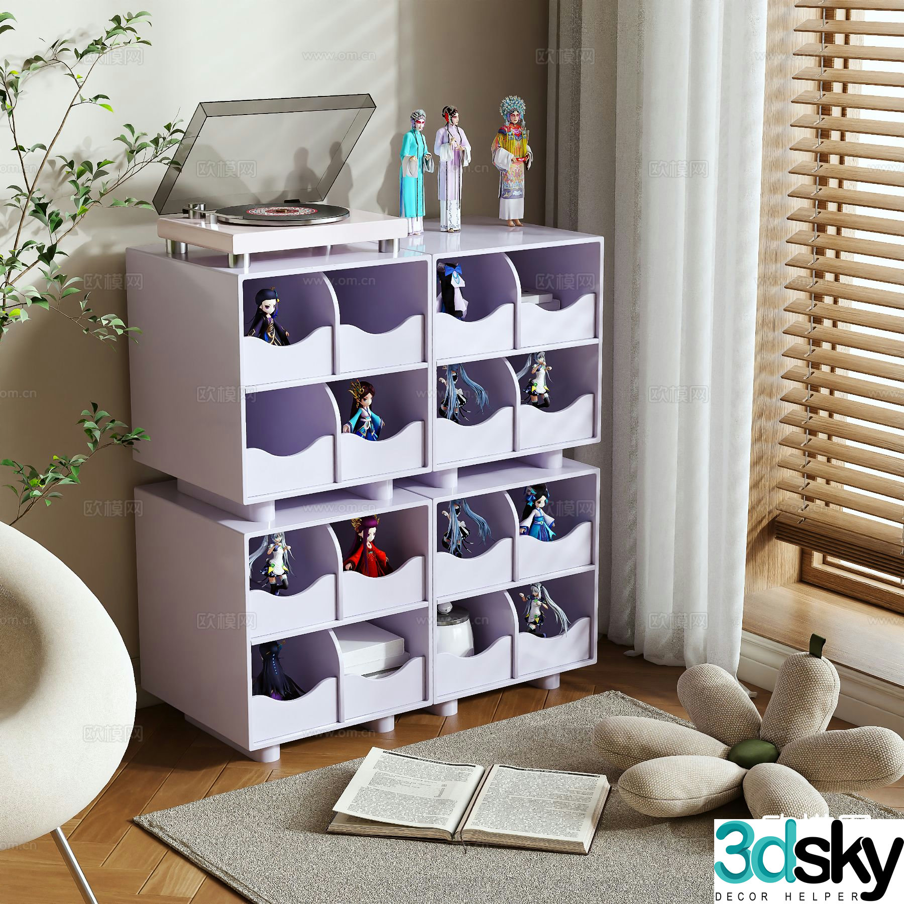 locker 3d model