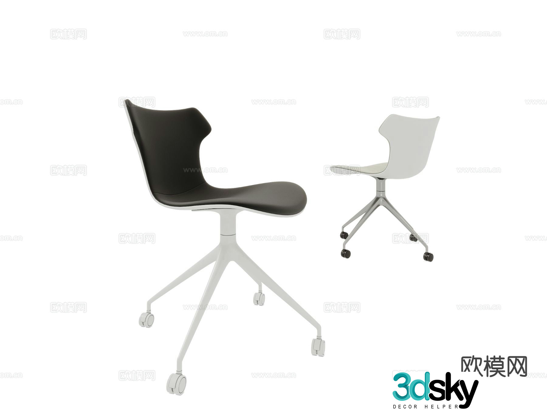 Modern office chair 3d model