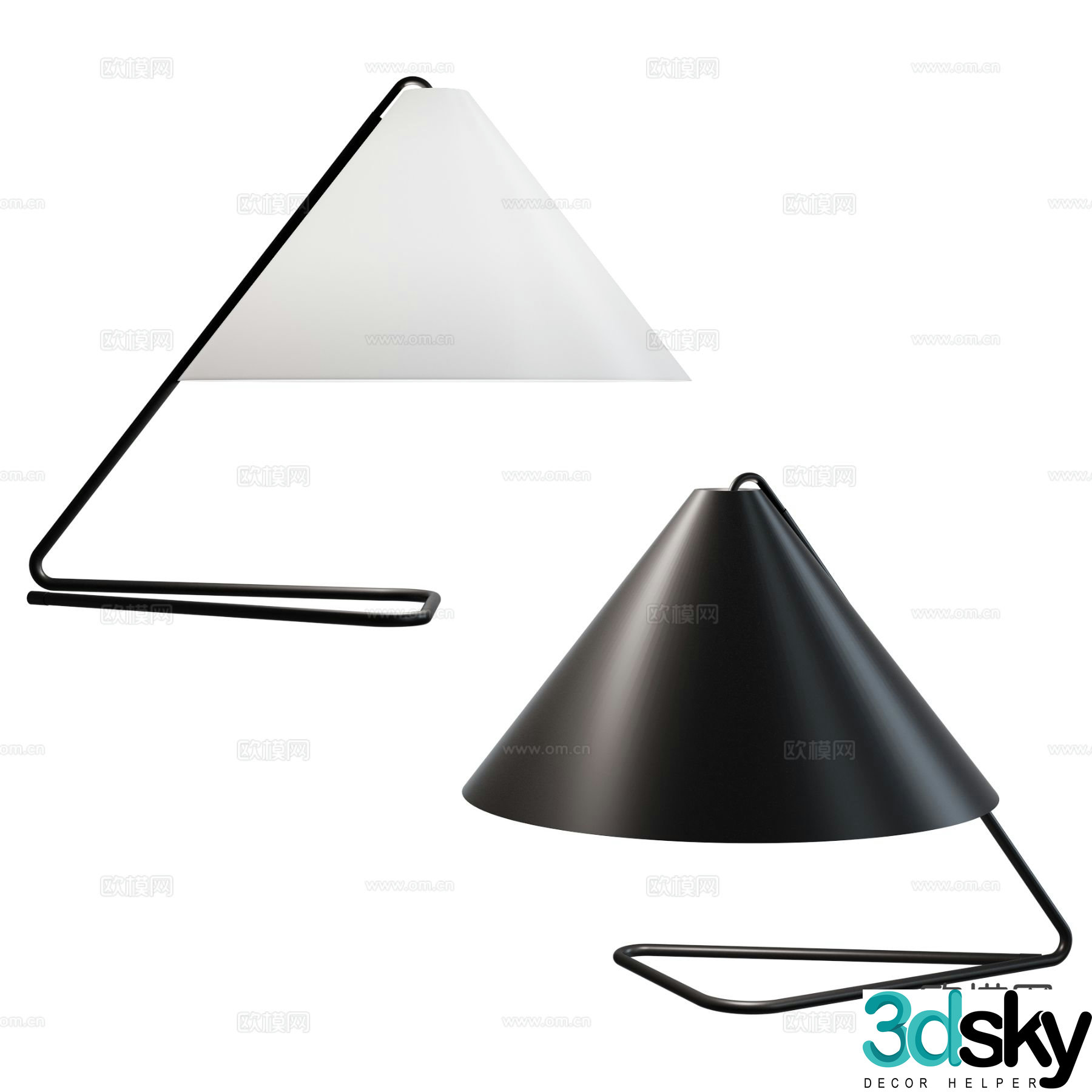 desk lamp 3d model