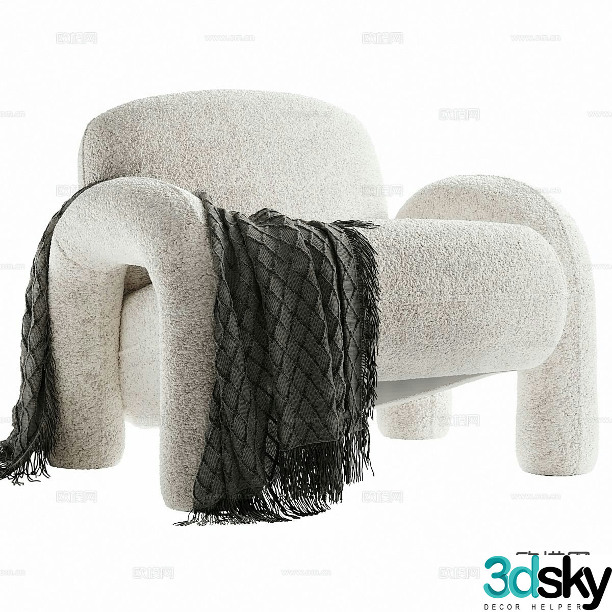 sofa chair armchair 3d model