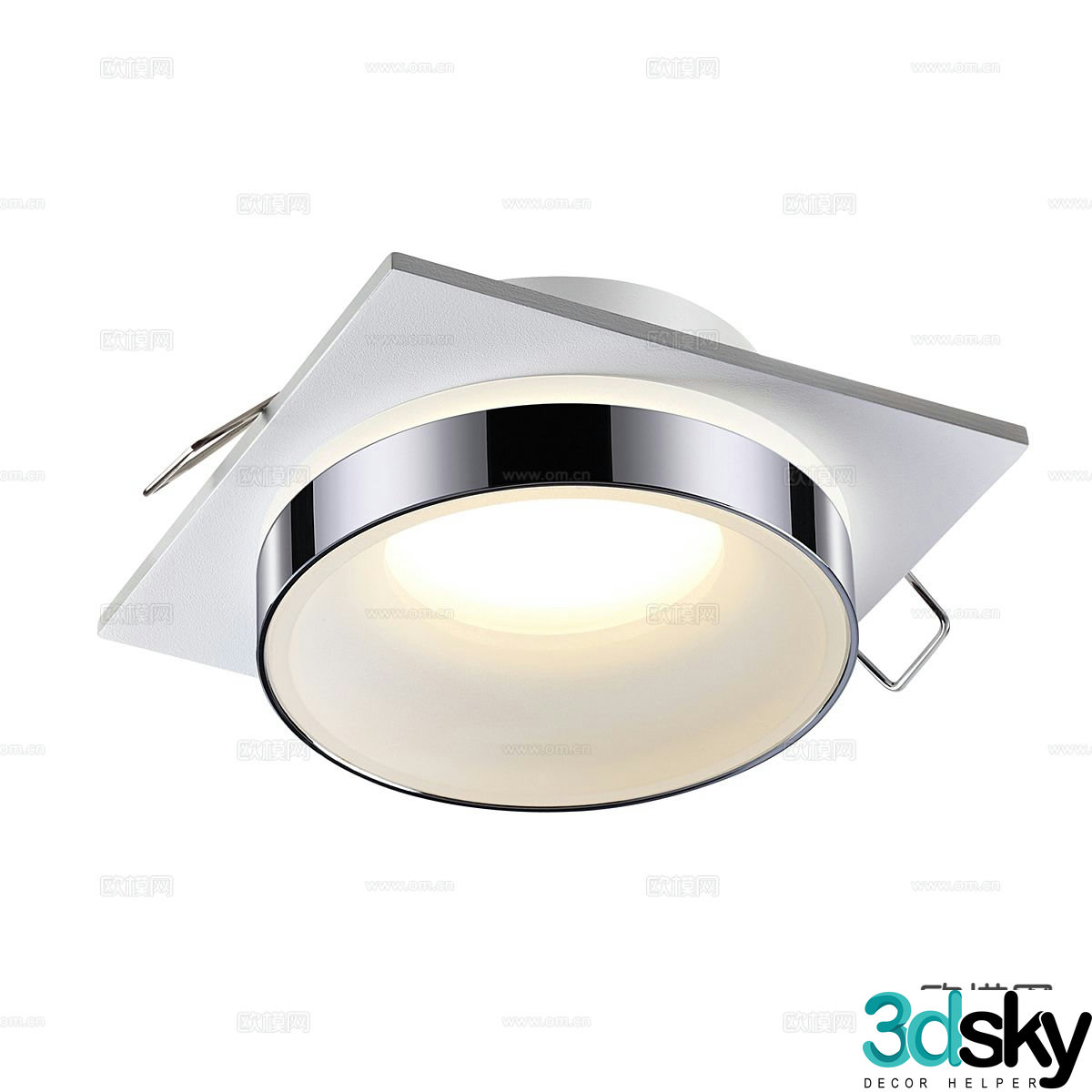 Modern minimalist downlight spotlight 3d model