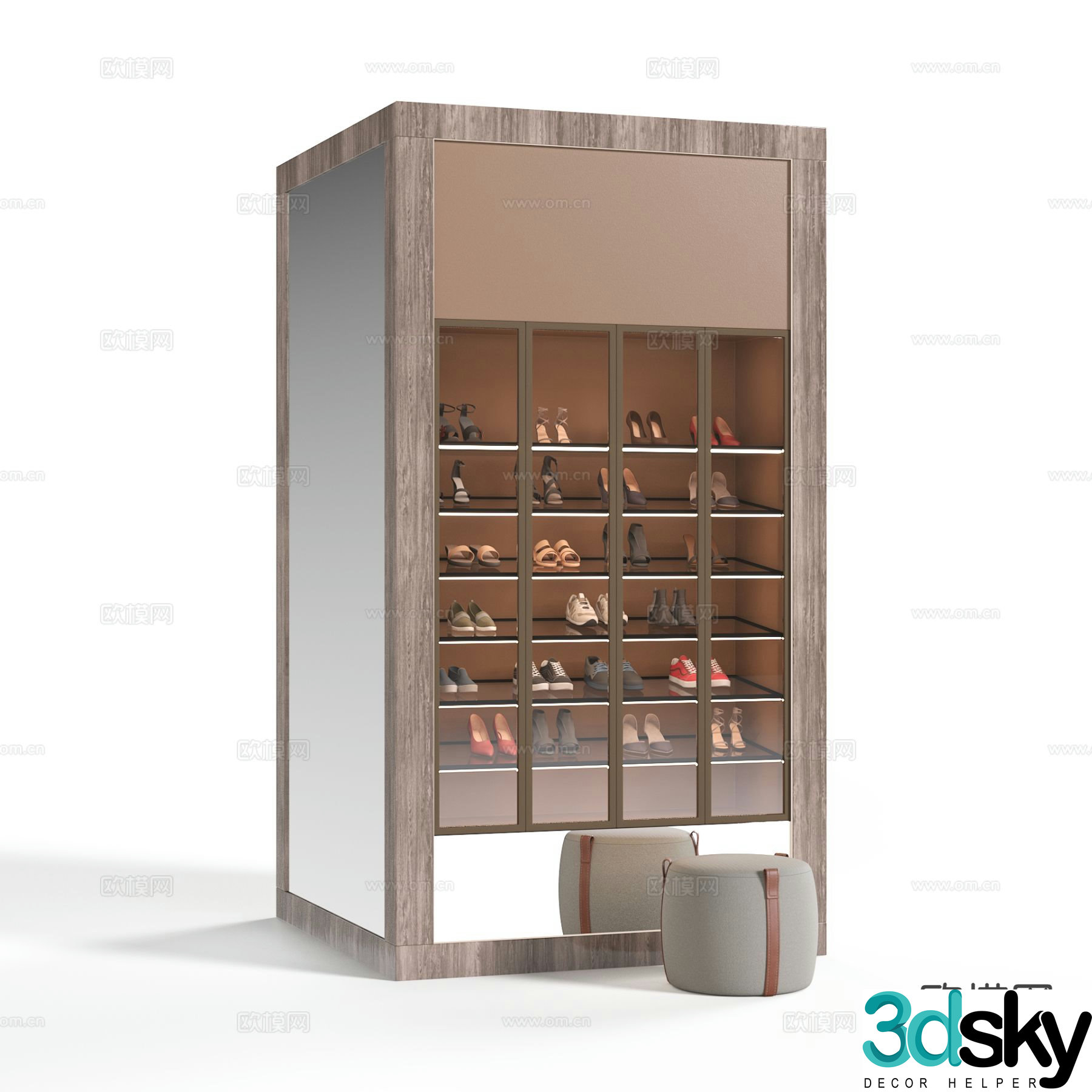 Shoe cabinet 3d model