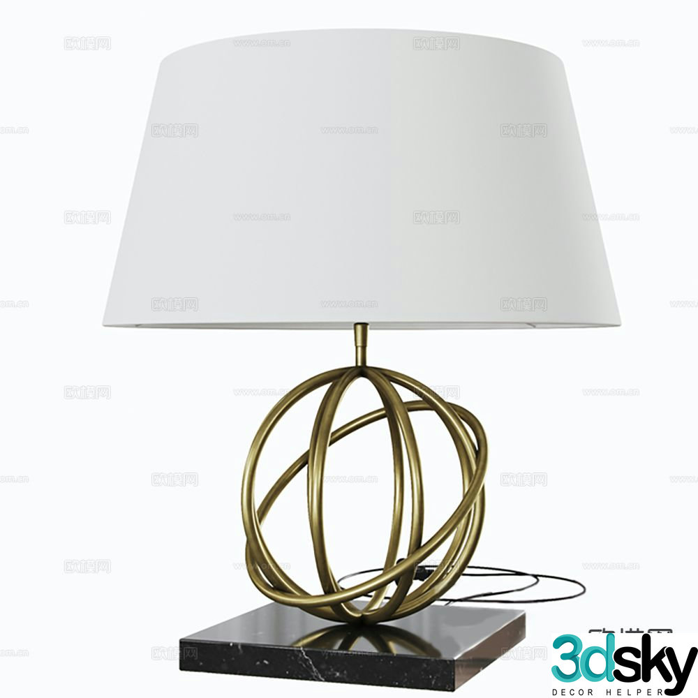desk lamp 3d model