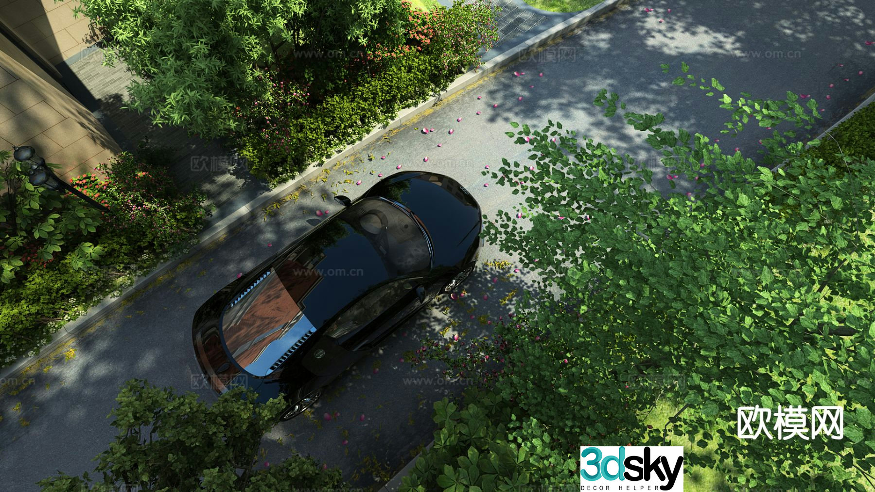 sedan car 3d model