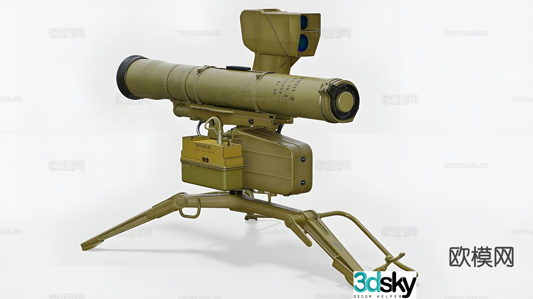 bazooka 3d model