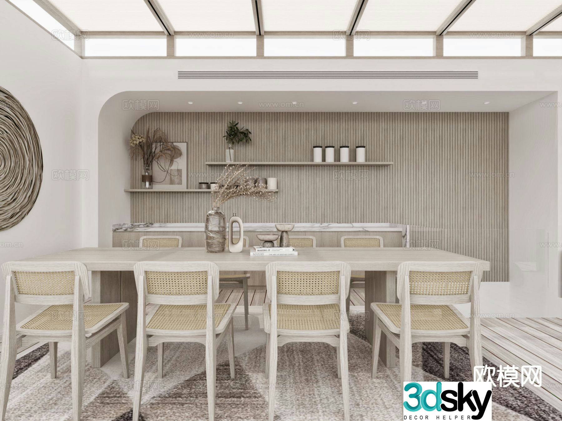 Wabi Sabi restaurant 3d model