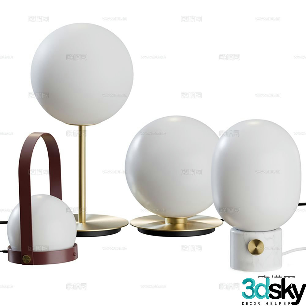 desk lamp 3d model