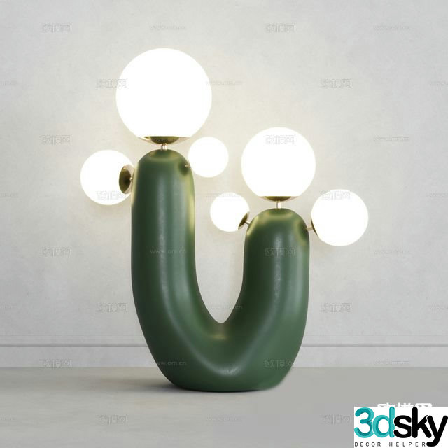 Desk lamp art lamp 3d model