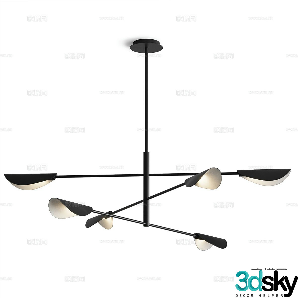 Creative chandelier 3d model