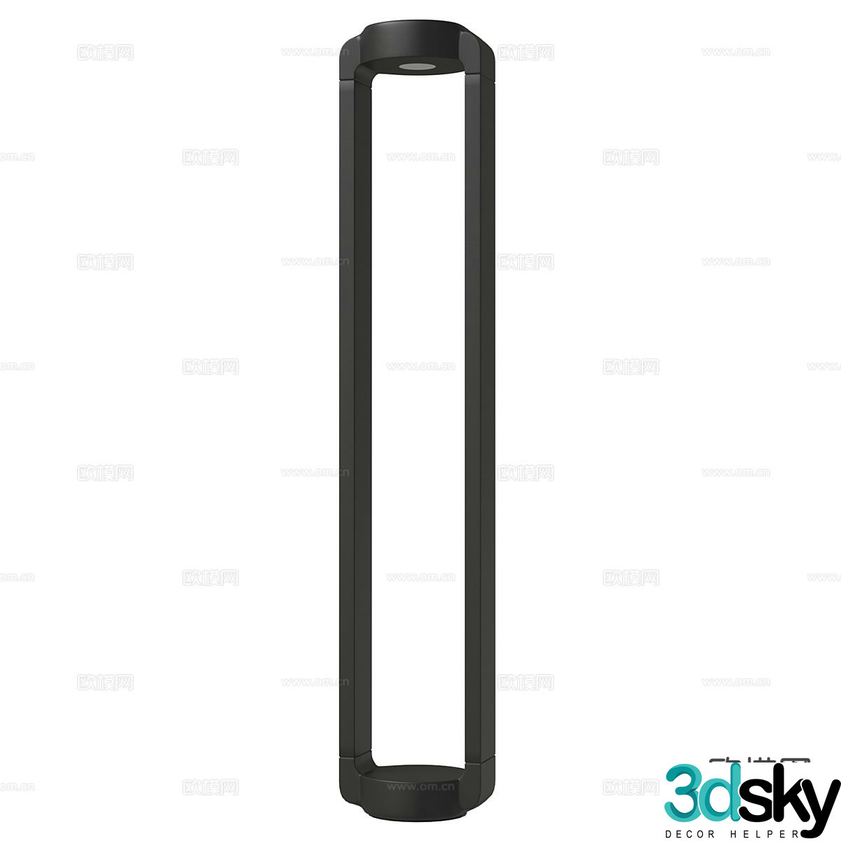 Modern floor lamp simple landscape lamp 3d model