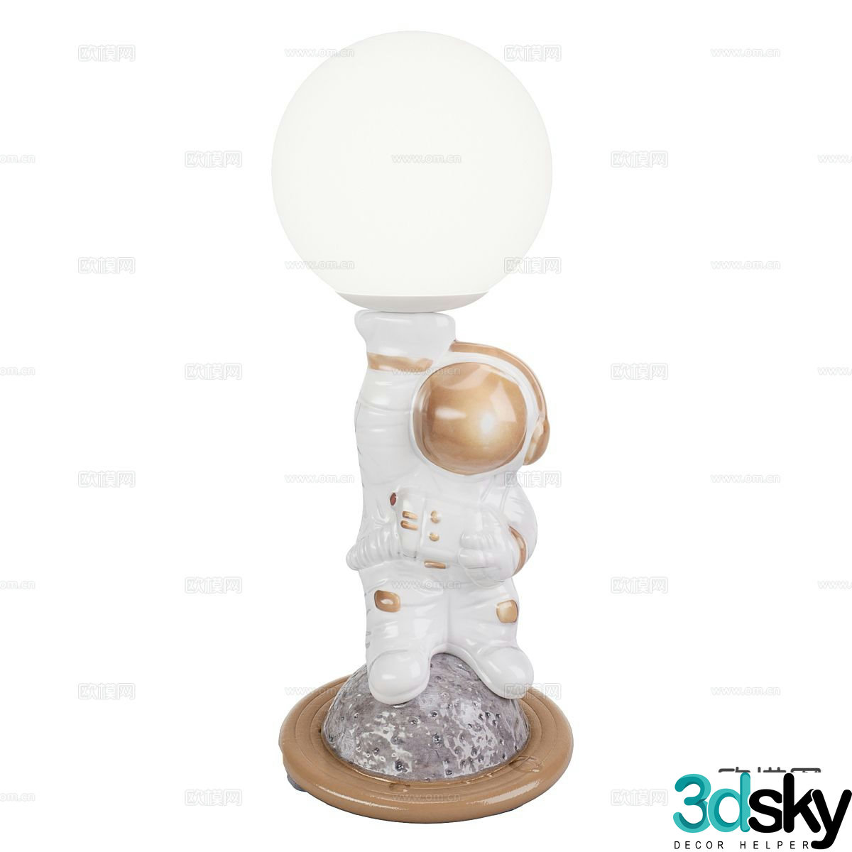 Astronaut sculpture 3d model