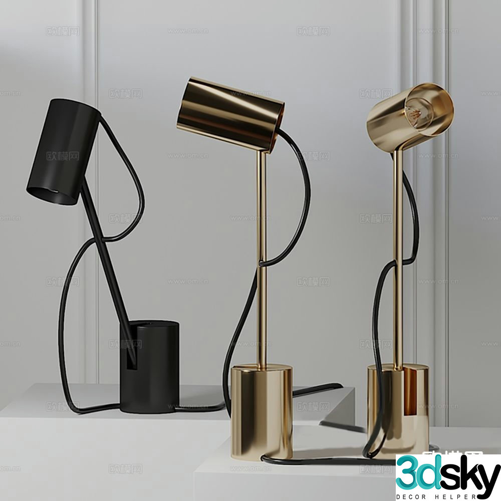 desk lamp 3d model