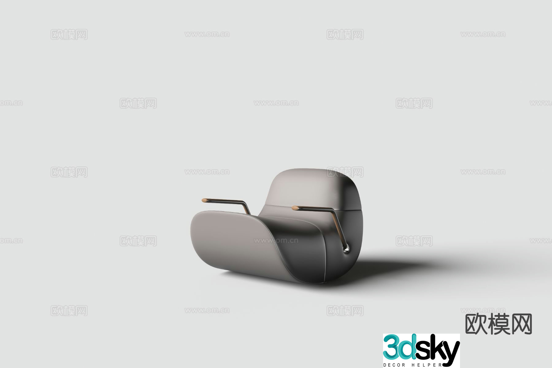 Modern leisure sofa 3d model