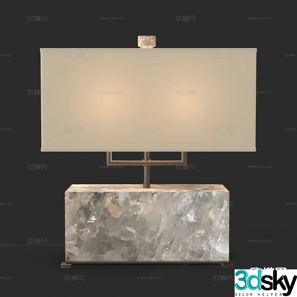 Italian table lamp 3d model