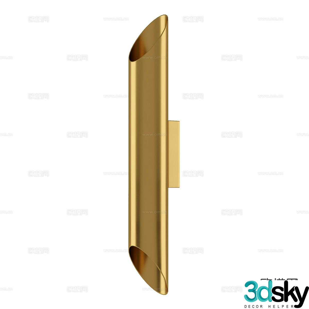 Light luxury wall lamp 3D model