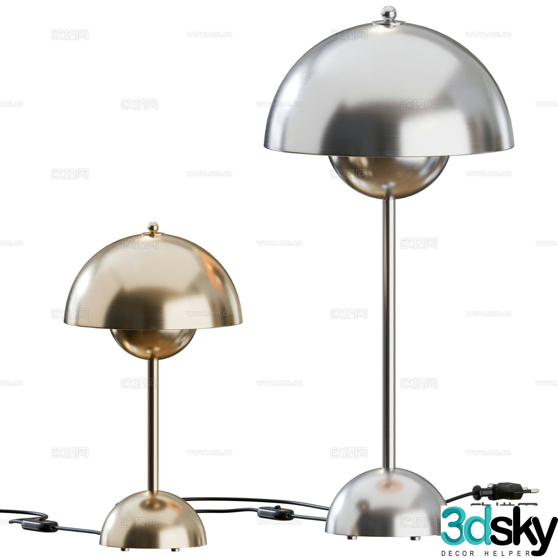 modern lamps lighting desk lamp 3d model