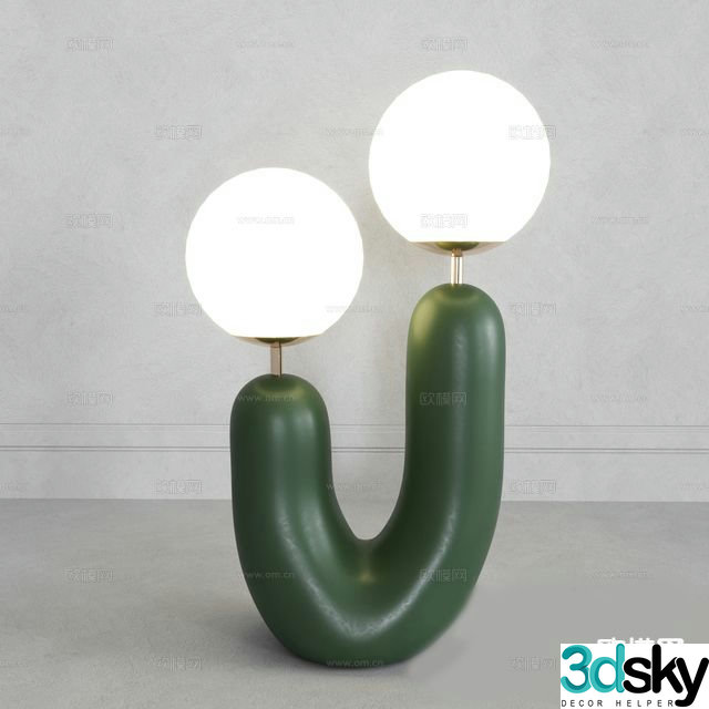 Desk lamp art lamp 3d model