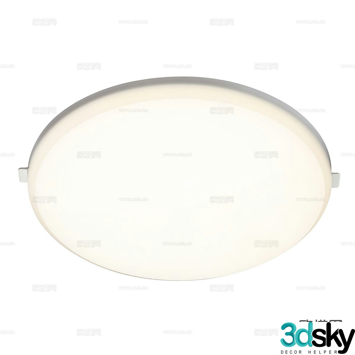 Simple ceiling lamp round ceiling lamp 3d model