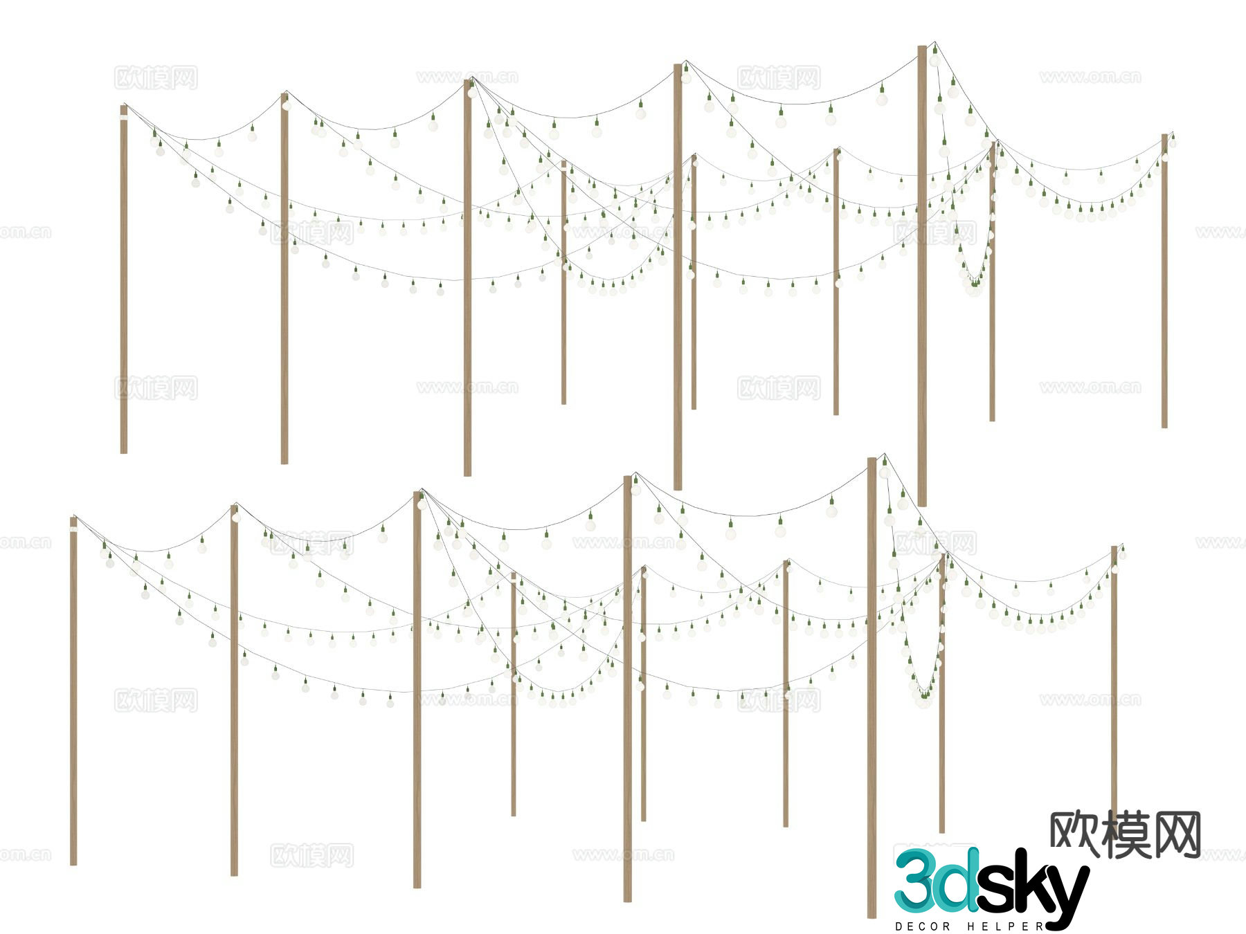 Decorative Lighting Outdoor Light 3d model