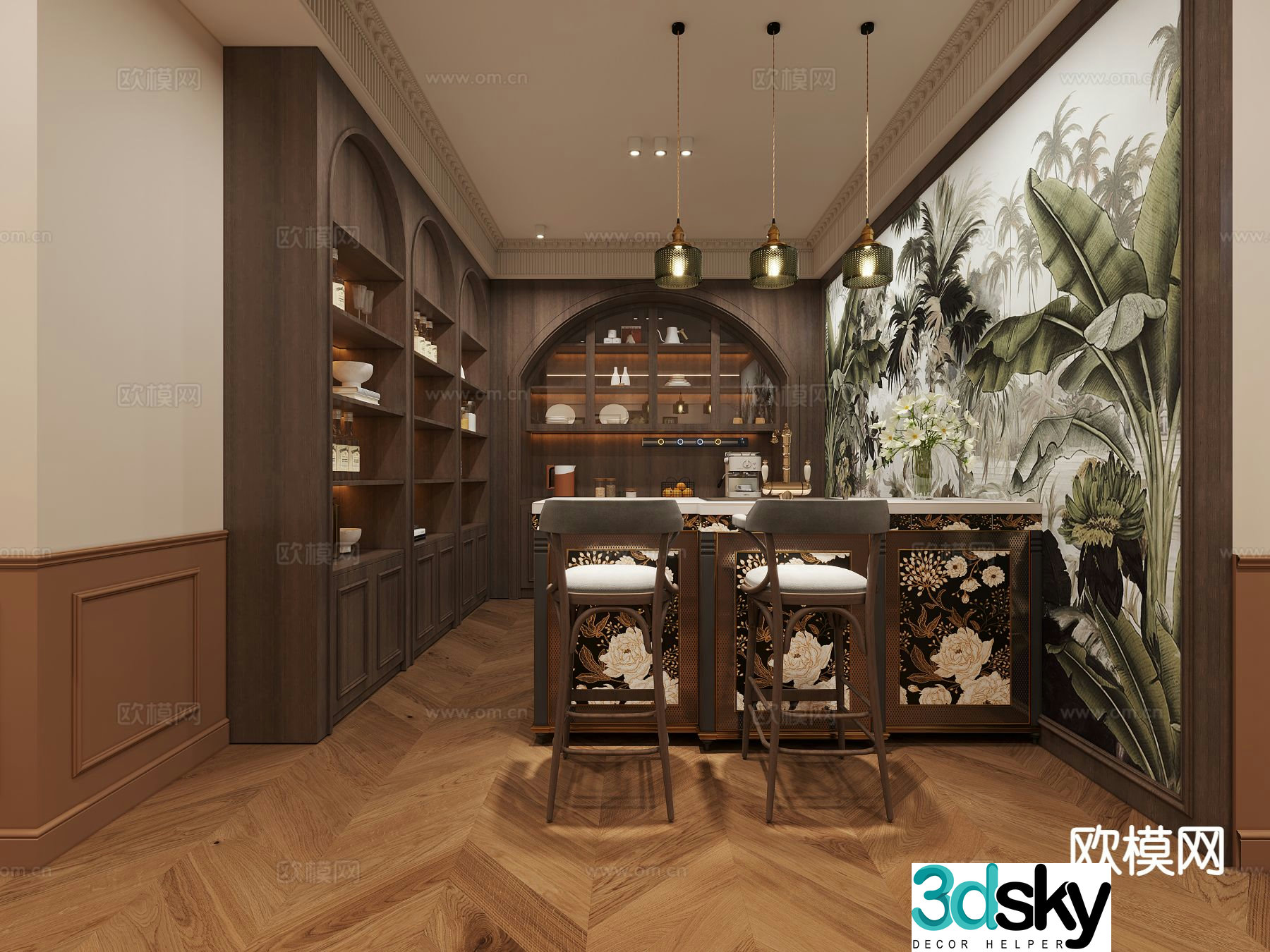 French kitchen 3d model