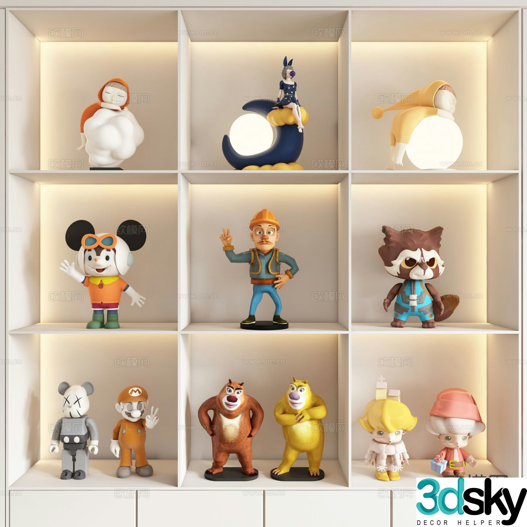 Children’s Doll Cartoon Figure 3D Model