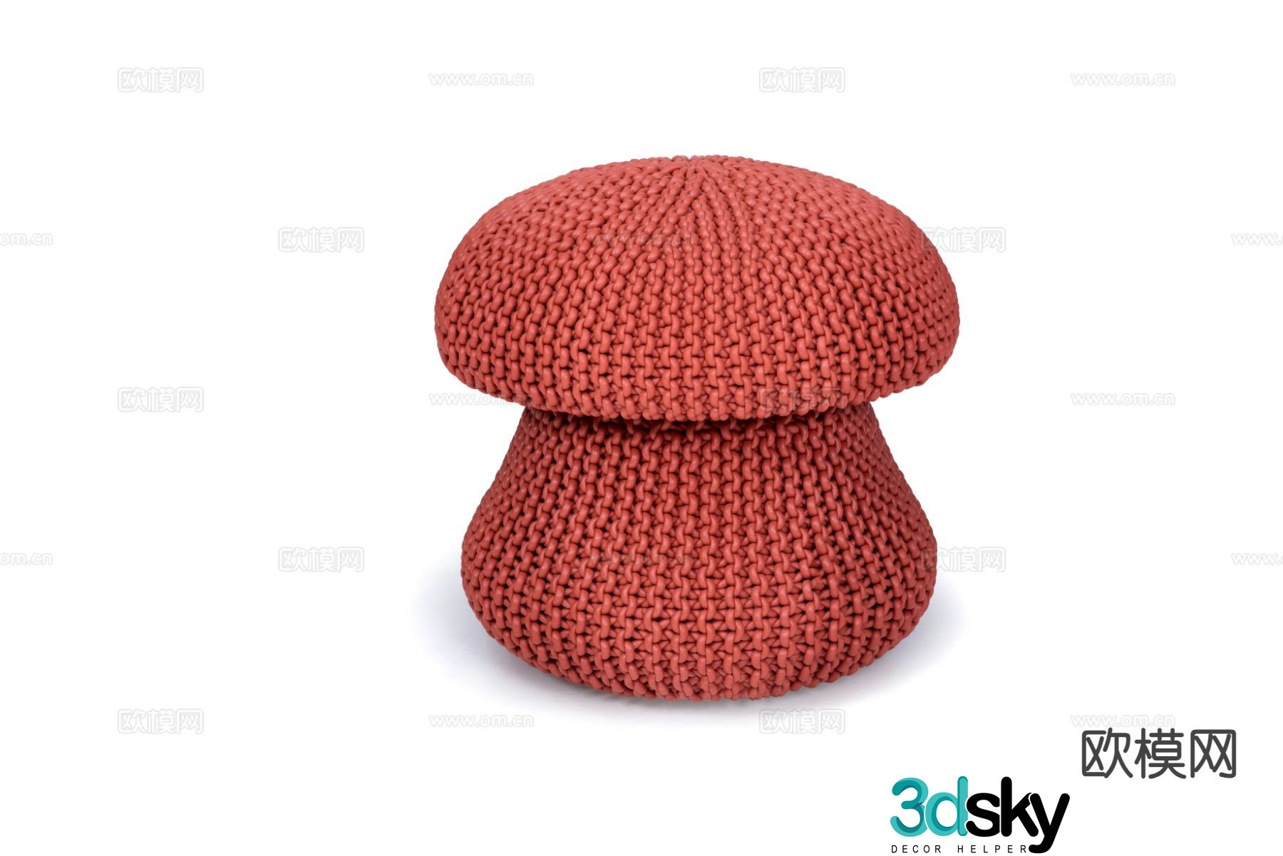 Modern garden stool pier stool 3d model