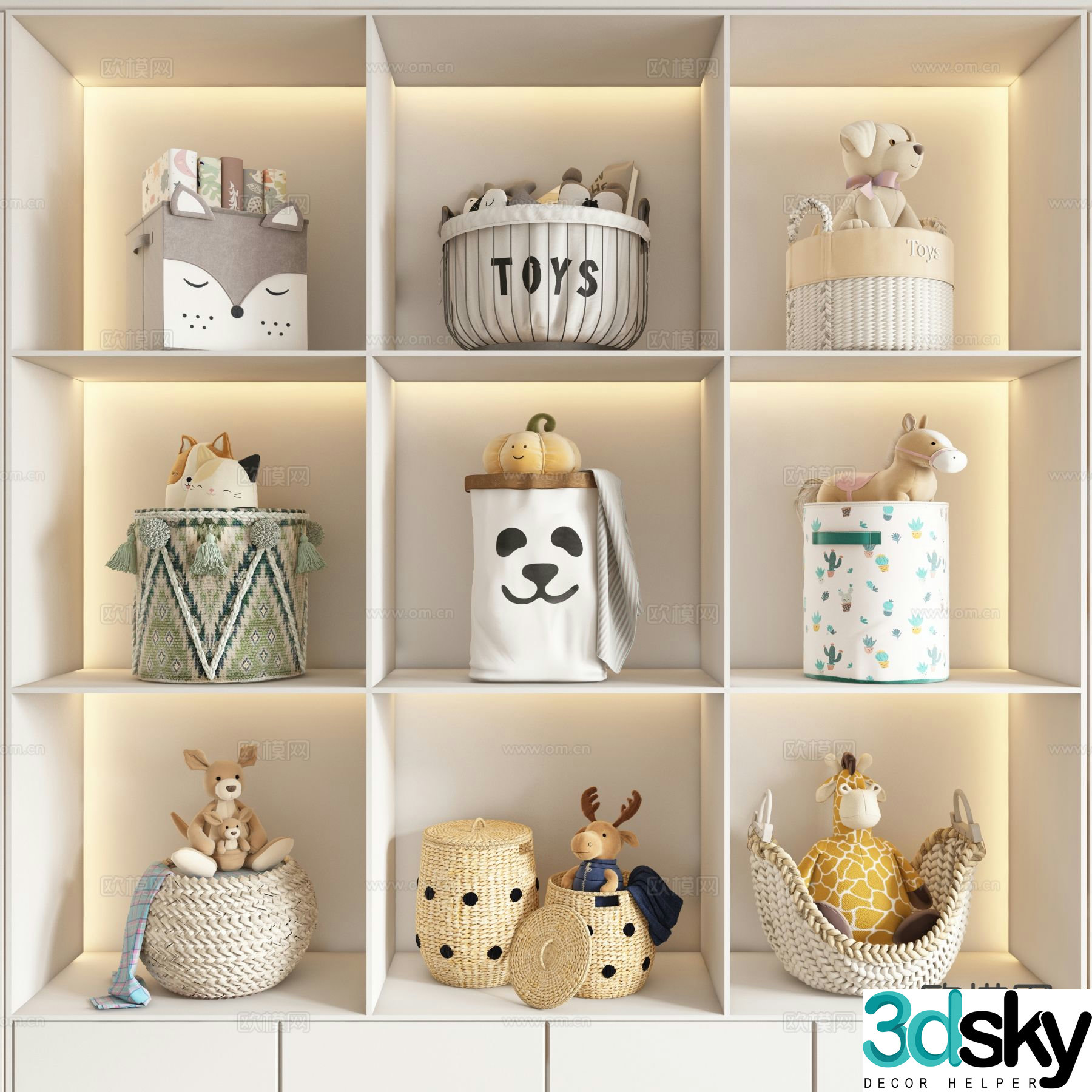Children’s toys plush doll 3d model