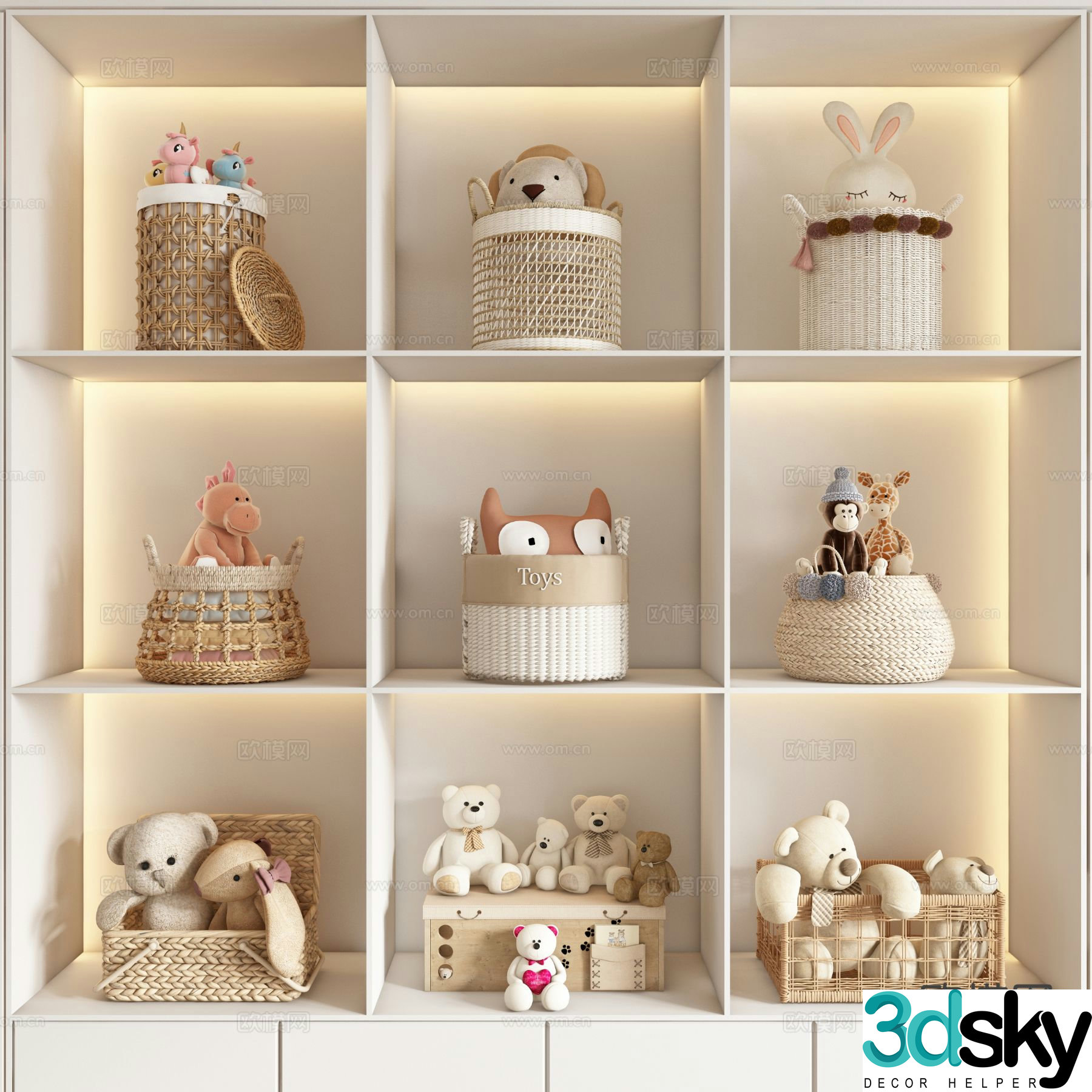 Children’s toys plush doll 3d model