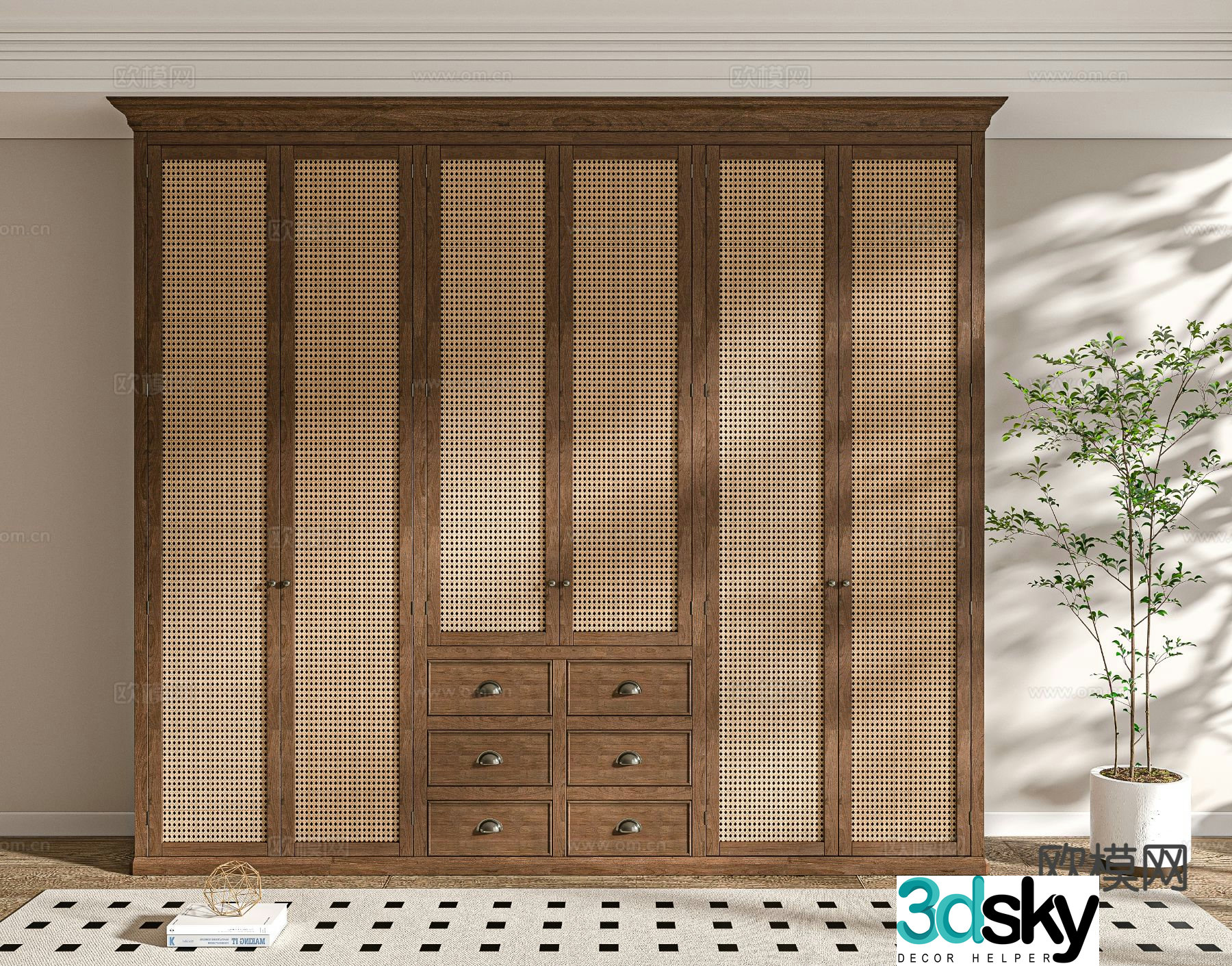 wabi-sabi wardrobe wardrobe 3d model