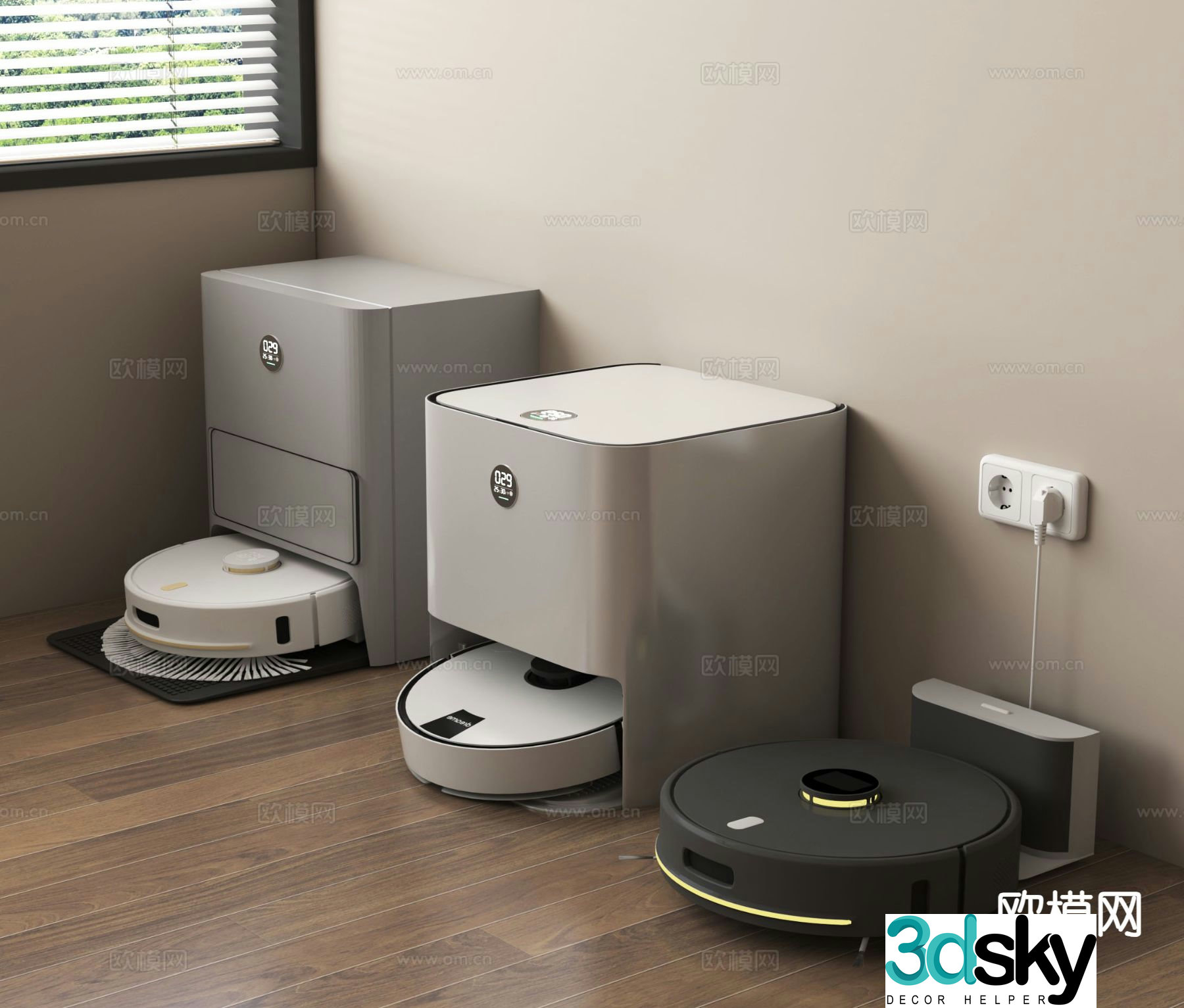 Sweeping robot sweeping machine 3d model