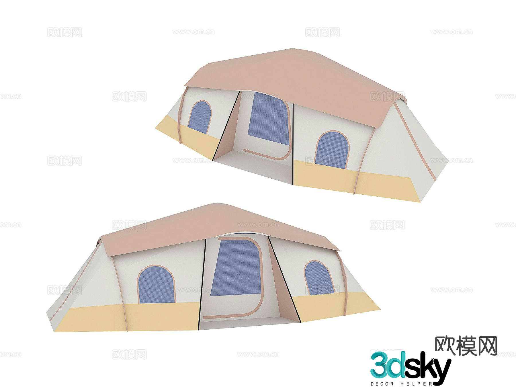 Outdoor tent 3d model