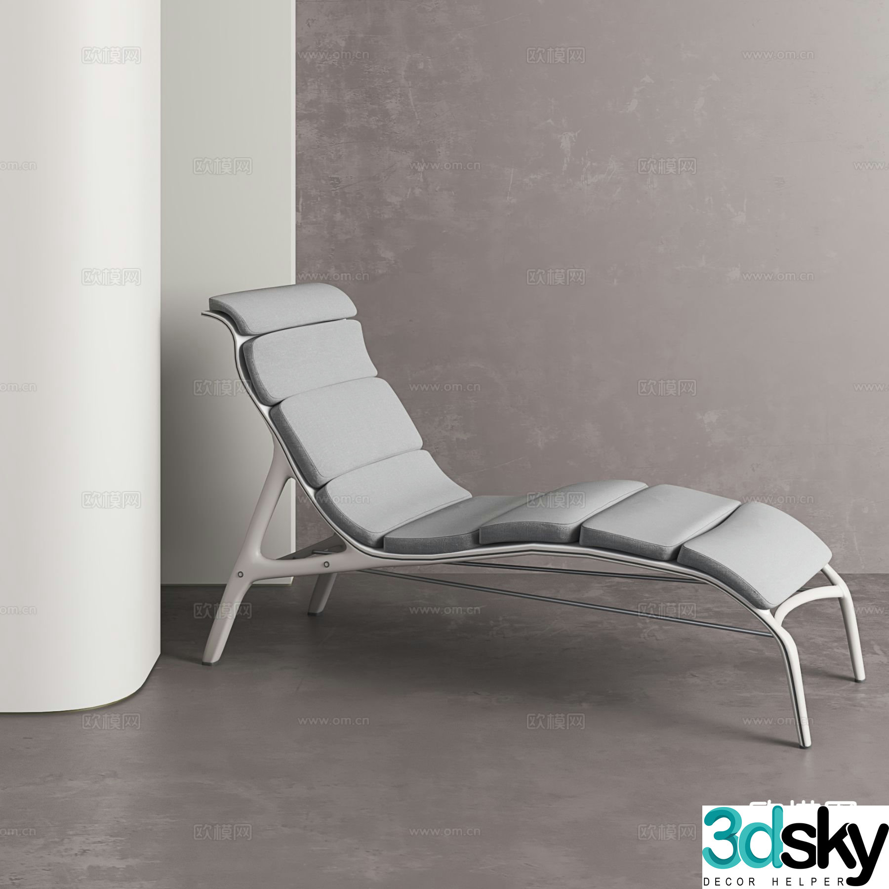 Modern lounge chair 3d model