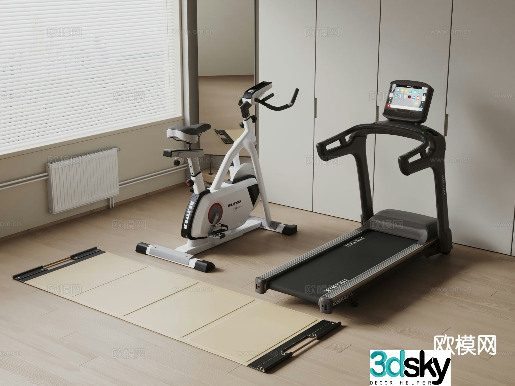 Rossin treadmill 3d model
