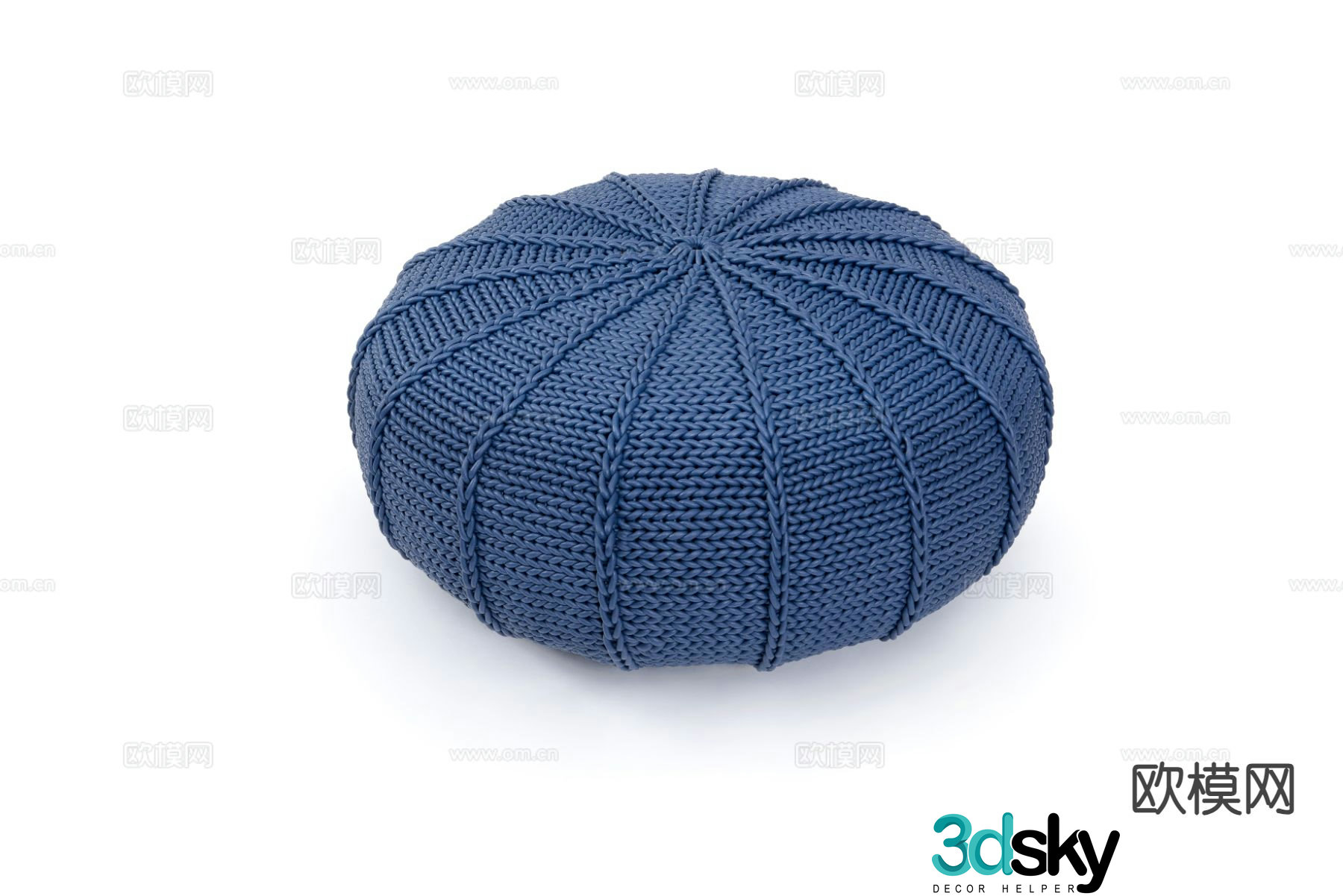 Modern stool sofa stool 3d model