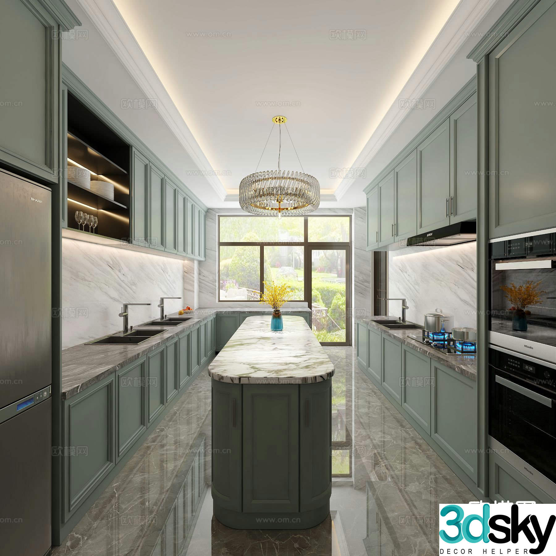 French kitchen 3d model